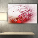 Red Fractal Abstract Canvas Prints Wall Art - Canvas Painting, Painting Art, Prints for Sale, Wall Decor, Home Decor