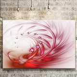 Red Fractal Abstract Canvas Prints Wall Art - Canvas Painting, Painting Art, Prints for Sale, Wall Decor, Home Decor