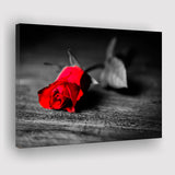 Red Rose Canvas Prints Wall Art Decor - Painting Canvas,Home Decor, Ready to Hang