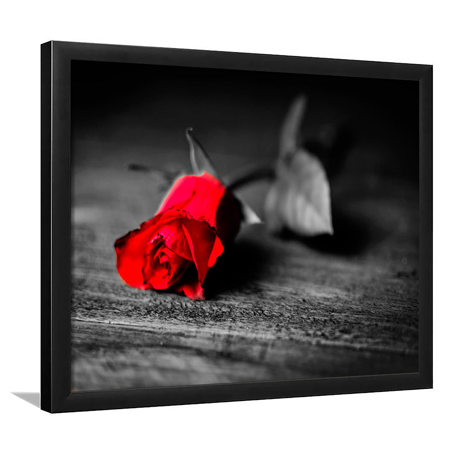 Red Rose Framed Art Prints Wall Art Decor, Framed Picture, Home Decor