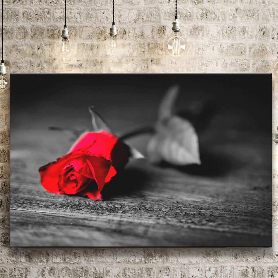 Red Rose Canvas Prints Wall Art Decor - Painting Canvas,Home Decor, Ready to Hang