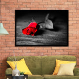 Red Rose Framed Art Prints Wall Art Decor, Framed Picture, Home Decor