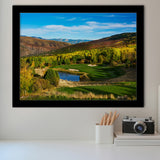 Red Sky Ranch And Golf Club, Fazio Course Hole 17, Wolcott, Colorado, Golf Sport Print, Golf Lover, Framed Art Prints Home Decor