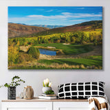 Red Sky Ranch And Golf Club, Fazio Course Hole 17, Wolcott, Colorado, Golf Art Print, Golf Lover, Canvas Prints Wall Art Decor