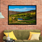 Red Sky Ranch And Golf Club, Fazio Course Hole 17, Wolcott, Colorado, Golf Sport Print, Golf Lover, Framed Art Prints Home Decor
