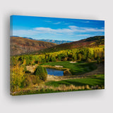 Red Sky Ranch And Golf Club, Fazio Course Hole 17, Wolcott, Colorado, Golf Art Print, Golf Lover, Canvas Prints Wall Art Decor
