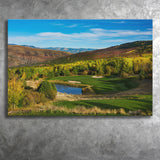 Red Sky Ranch And Golf Club, Fazio Course Hole 17, Wolcott, Colorado, Golf Art Print, Golf Lover, Canvas Prints Wall Art Decor