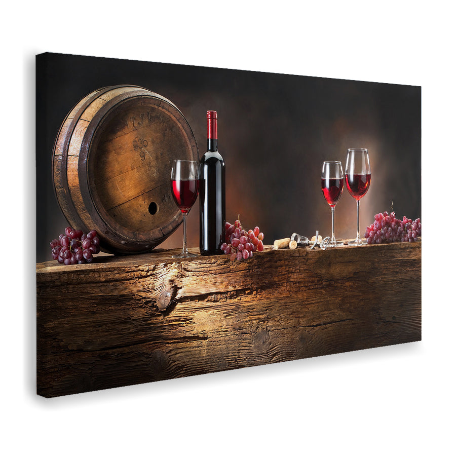 Wine And Grapes Wall Art