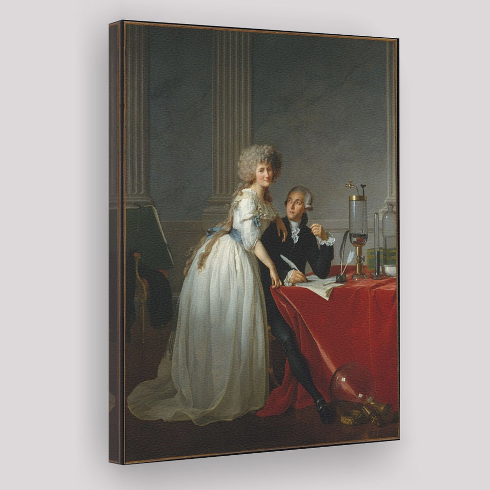 Refashioning the Lavoisiers by Louis David Canvas Prints Wall Art - Painting Canvas, Wall Decor, Painting Prints, For Sale