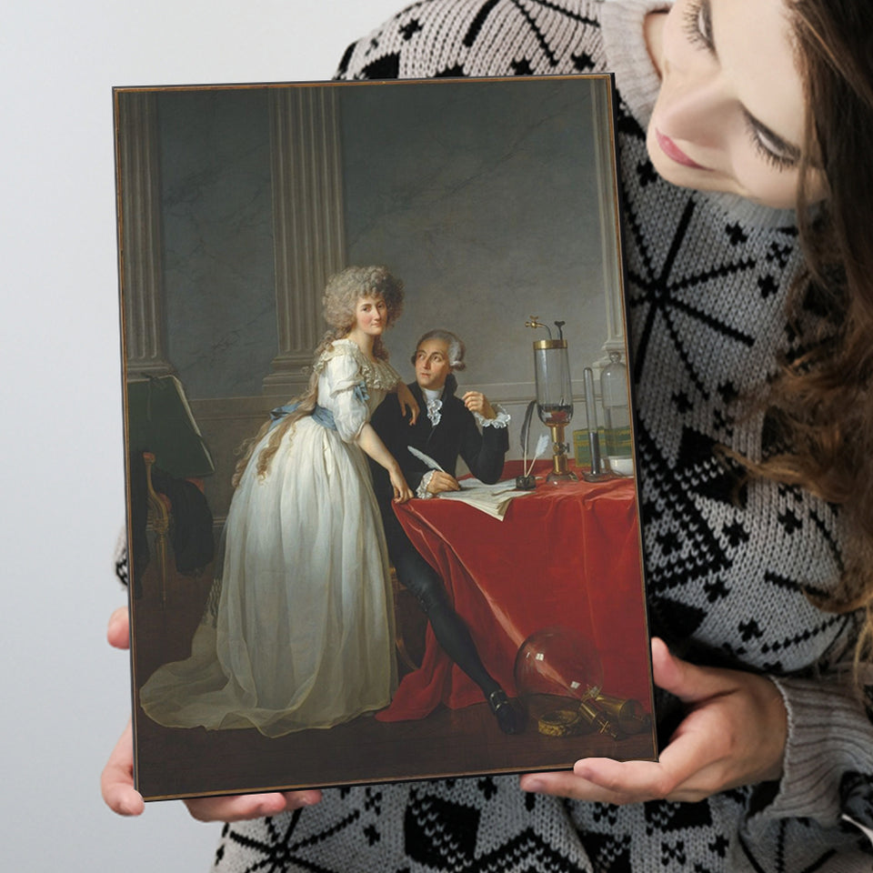 Refashioning the Lavoisiers by Louis David Canvas Prints Wall Art - Painting Canvas, Wall Decor, Painting Prints, For Sale