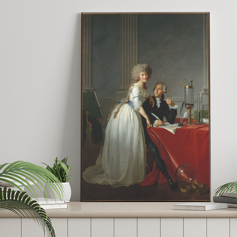 Refashioning the Lavoisiers by Louis David Canvas Prints Wall Art - Painting Canvas, Wall Decor, Painting Prints, For Sale