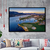 Reflection Bay Golf Courses In Las Vegas, Nv, Golf Sport Print, Golf Lover, Framed Art Prints Home Decor
