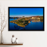 Reflection Bay Golf Courses In Las Vegas, Nv 2, Golf Art Print, Framed Canvas Prints Wall Art Decor, Floating Frame