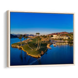 Reflection Bay Golf Courses In Las Vegas, Nv 2, Golf Art Print, Framed Canvas Prints Wall Art Decor, Floating Frame