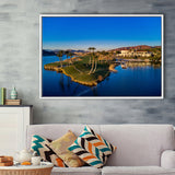 Reflection Bay Golf Courses In Las Vegas, Nv 2, Golf Art Print, Framed Canvas Prints Wall Art Decor, Floating Frame