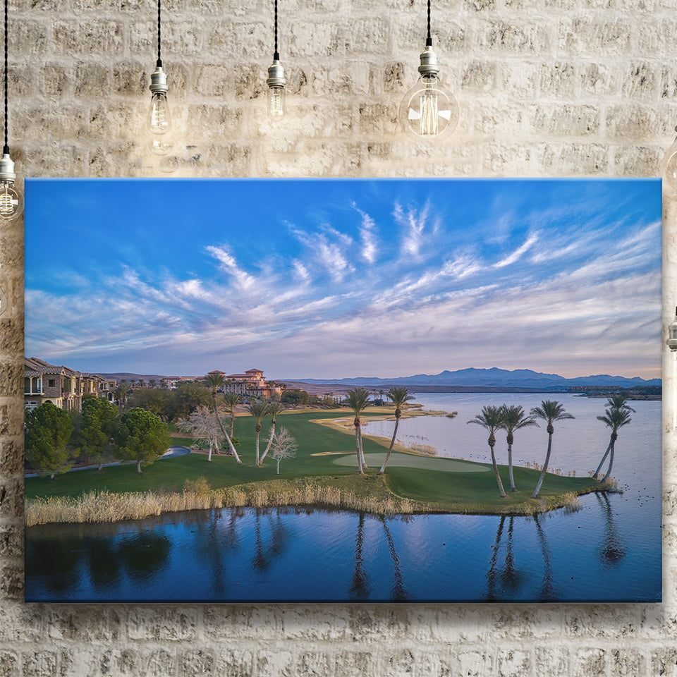 Reflection Bay Golf Courses In Las Vegas, Nv 3, Golf Art Print, Golf Lover, Canvas Prints Wall Art Decor