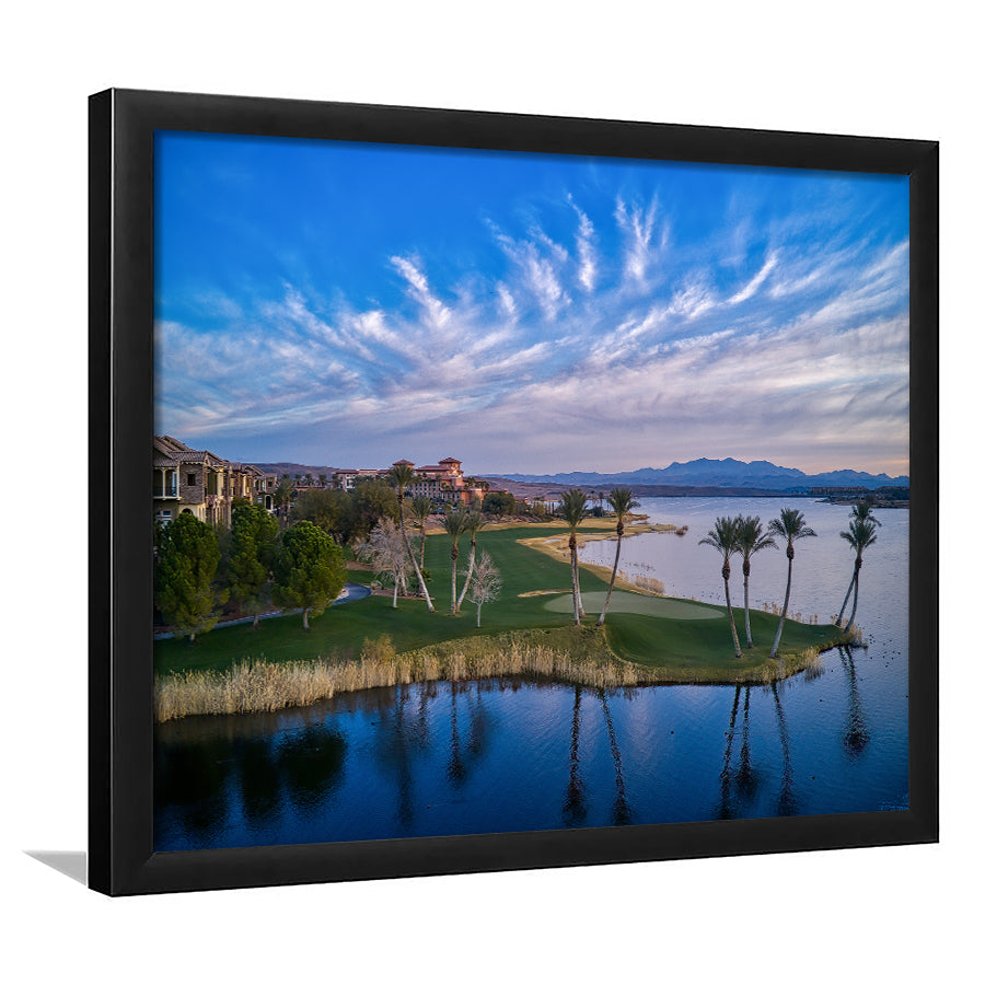 Reflection Bay Golf Courses In Las Vegas, Nv 3, Golf Sport Print, Golf Lover, Framed Art Prints Home Decor