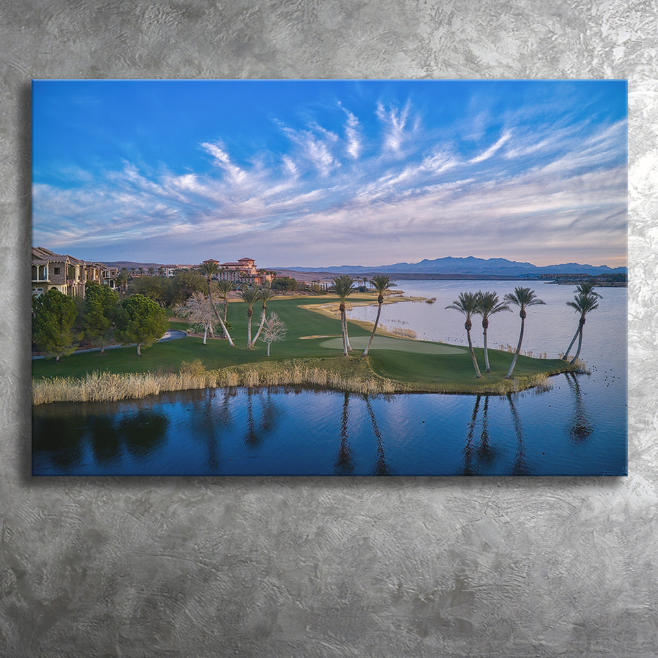 Reflection Bay Golf Courses In Las Vegas, Nv 3, Golf Art Print, Golf Lover, Canvas Prints Wall Art Decor