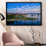 Reflection Bay Golf Courses In Las Vegas, Nv 3, Golf Art Print, Framed Canvas Prints Wall Art Decor, Floating Frame