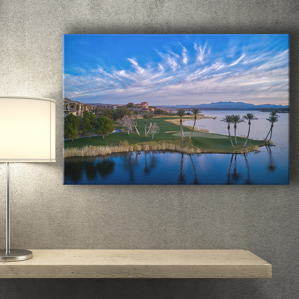 Reflection Bay Golf Courses In Las Vegas, Nv 3, Golf Art Print, Golf Lover, Canvas Prints Wall Art Decor