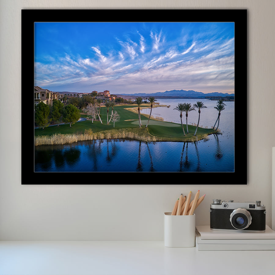 Reflection Bay Golf Courses In Las Vegas, Nv 3, Golf Sport Print, Golf Lover, Framed Art Prints Home Decor