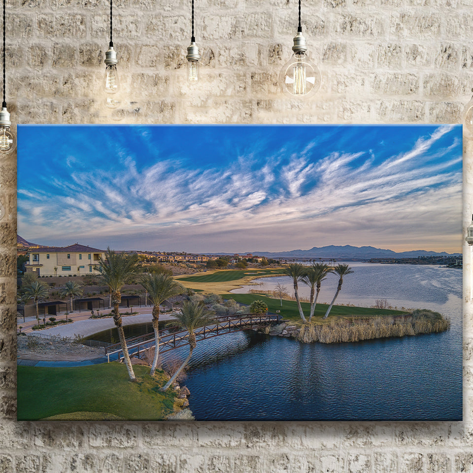 Reflection Bay Golf Courses In Las Vegas, Nv 4, Golf Art Print, Golf Lover, Canvas Prints Wall Art Decor