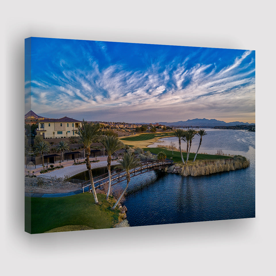 Reflection Bay Golf Courses In Las Vegas, Nv 4, Golf Art Print, Golf Lover, Canvas Prints Wall Art Decor