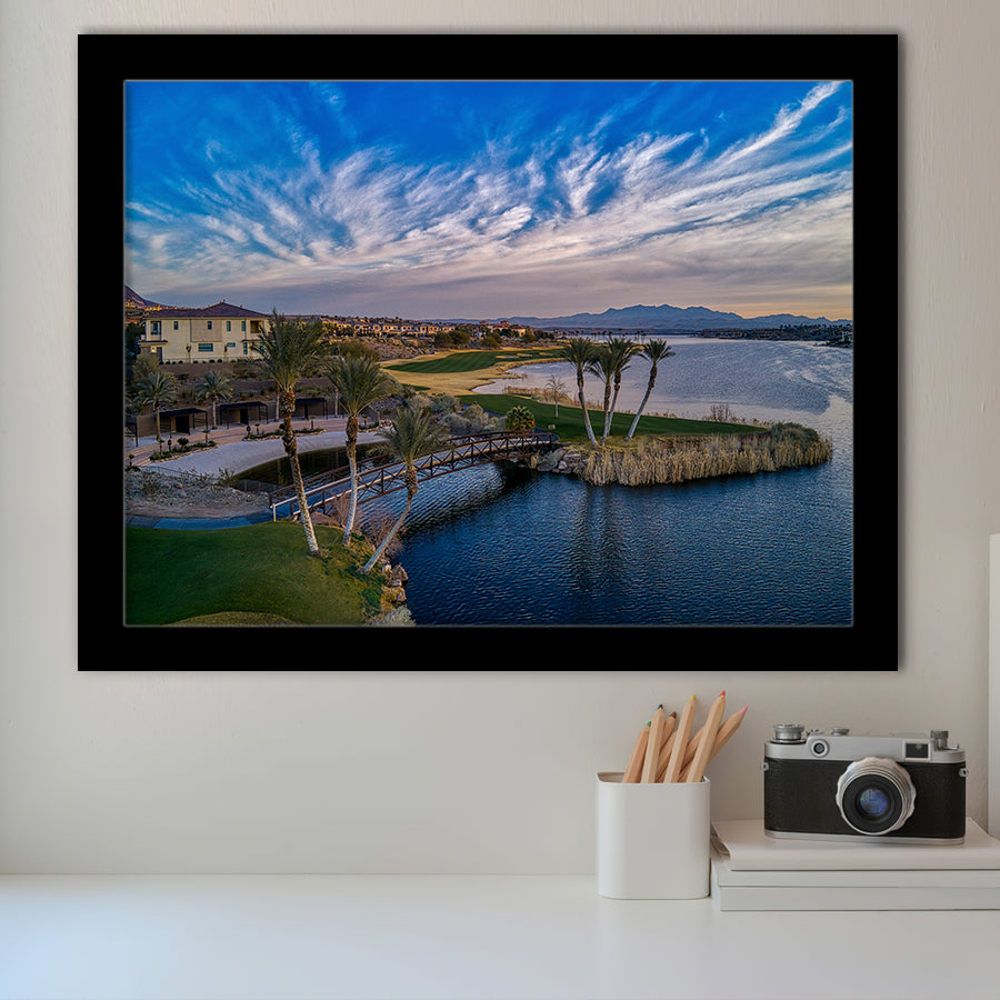Reflection Bay Golf Courses In Las Vegas, Nv 4, Golf Sport Print, Golf Lover, Framed Art Prints Home Decor