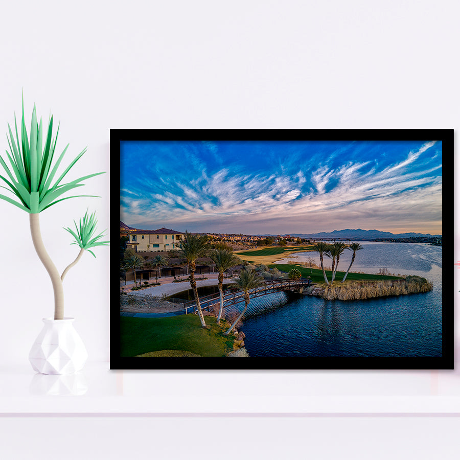 Reflection Bay Golf Courses In Las Vegas, Nv 4, Golf Sport Print, Golf Lover, Framed Art Prints Home Decor