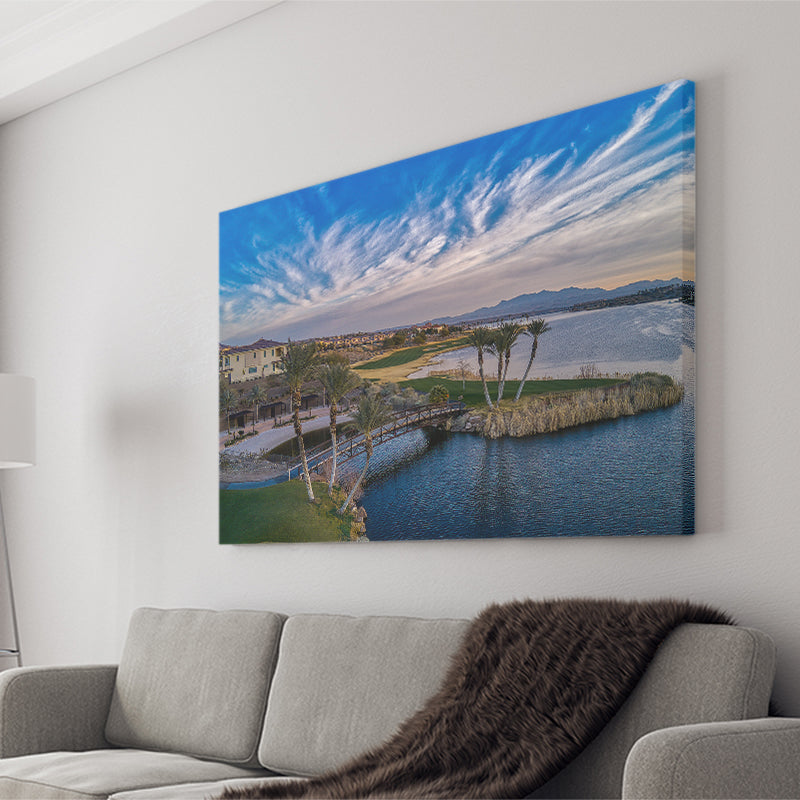 Reflection Bay Golf Courses In Las Vegas, Nv 4, Golf Art Print, Golf Lover, Canvas Prints Wall Art Decor
