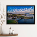 Reflection Bay Golf Courses In Las Vegas, Nv 4, Golf Art Print, Framed Canvas Prints Wall Art Decor, Floating Frame
