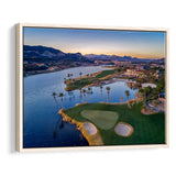 Reflection Bay Golf Courses In Las Vegas, Nv, Golf Art Print, Framed Canvas Prints Wall Art Decor, Floating Frame