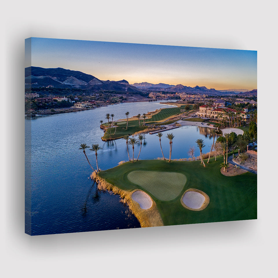 Reflection Bay Golf Courses In Las Vegas, Nv, Golf Art Print, Golf Lover, Canvas Prints Wall Art Decor