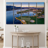 Reflection Bay Golf Courses In Las Vegas, Nv, 5 Panels Extra Large Canvas Prints Wall Art Decor