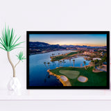Reflection Bay Golf Courses In Las Vegas, Nv, Golf Sport Print, Golf Lover, Framed Art Prints Home Decor
