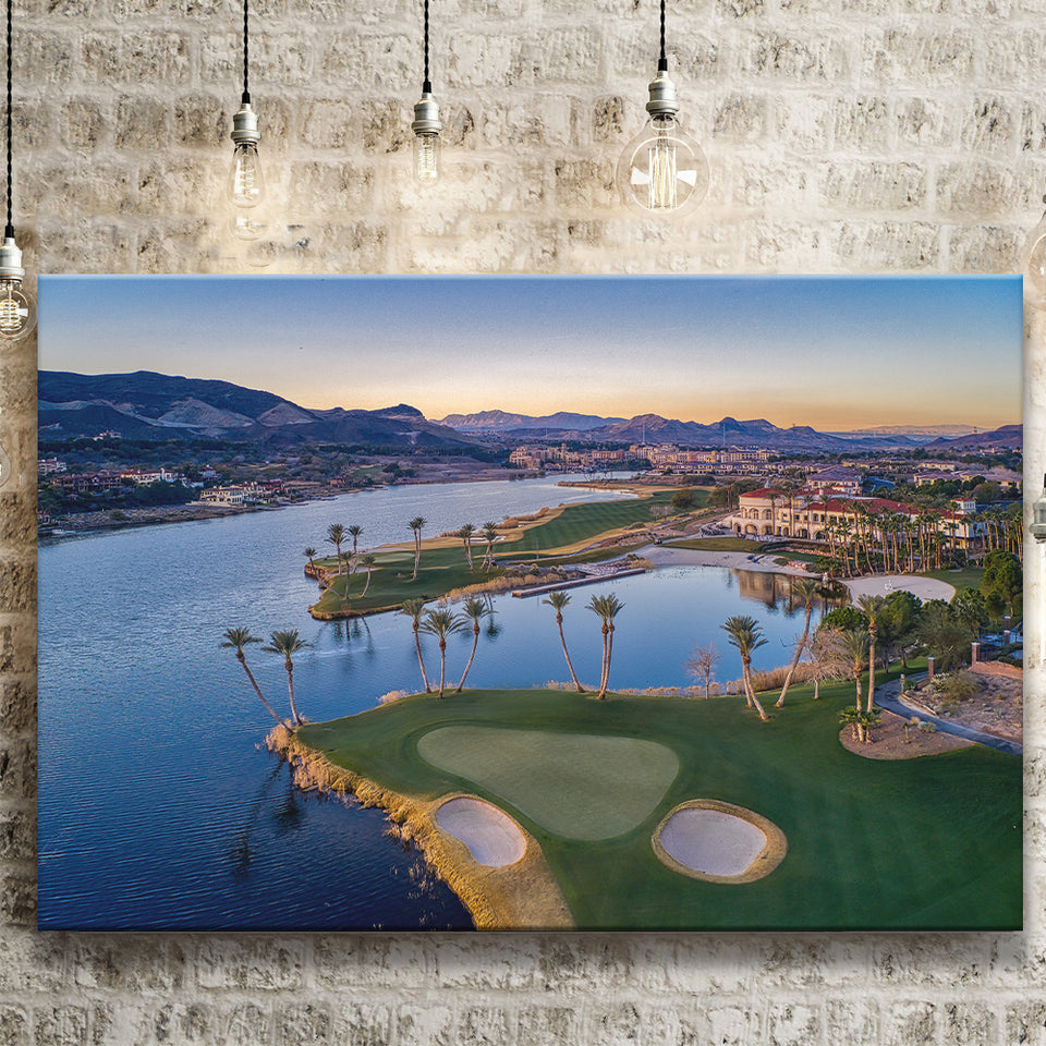 Reflection Bay Golf Courses In Las Vegas, Nv, Golf Art Print, Golf Lover, Canvas Prints Wall Art Decor