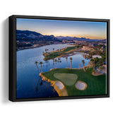 Reflection Bay Golf Courses In Las Vegas, Nv, Golf Art Print, Framed Canvas Prints Wall Art Decor, Floating Frame