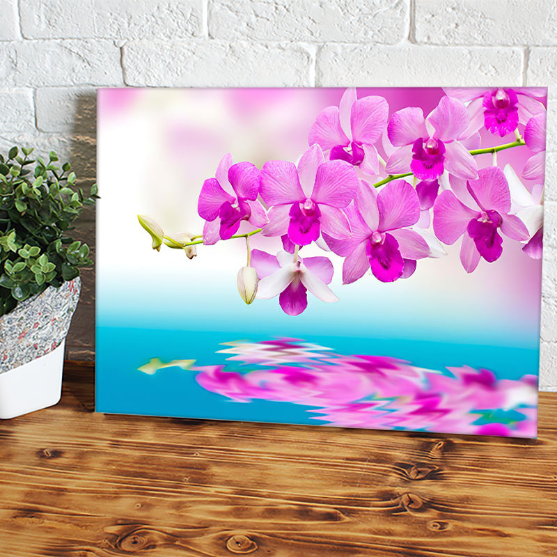 Reflection Orchids Canvas Wall Art - Canvas Prints, Prints for Sale, Canvas Painting, Canvas On Sale