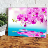 Reflection Orchids Canvas Wall Art - Canvas Prints, Prints for Sale, Canvas Painting, Canvas On Sale