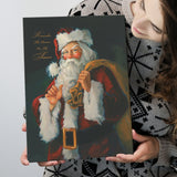 Remember the Reason Santa Canvas Xmas Prints Wall Art - Painting Canvas, Home Wall Decor, Canvas Gift, Prints for Sale
