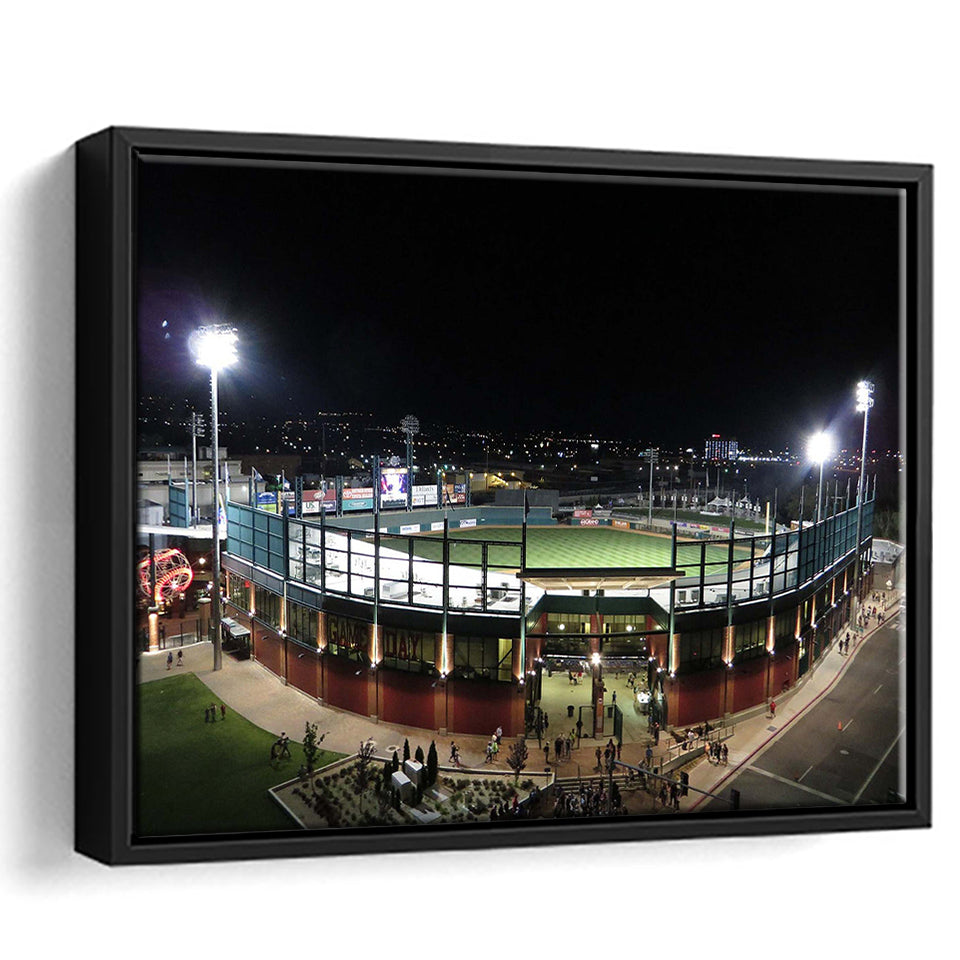 Reno Aces Wall Art Greater Nevada Field Stadium Framed Canvas Prints,Sport Stadium Art Prints, Fan Gift