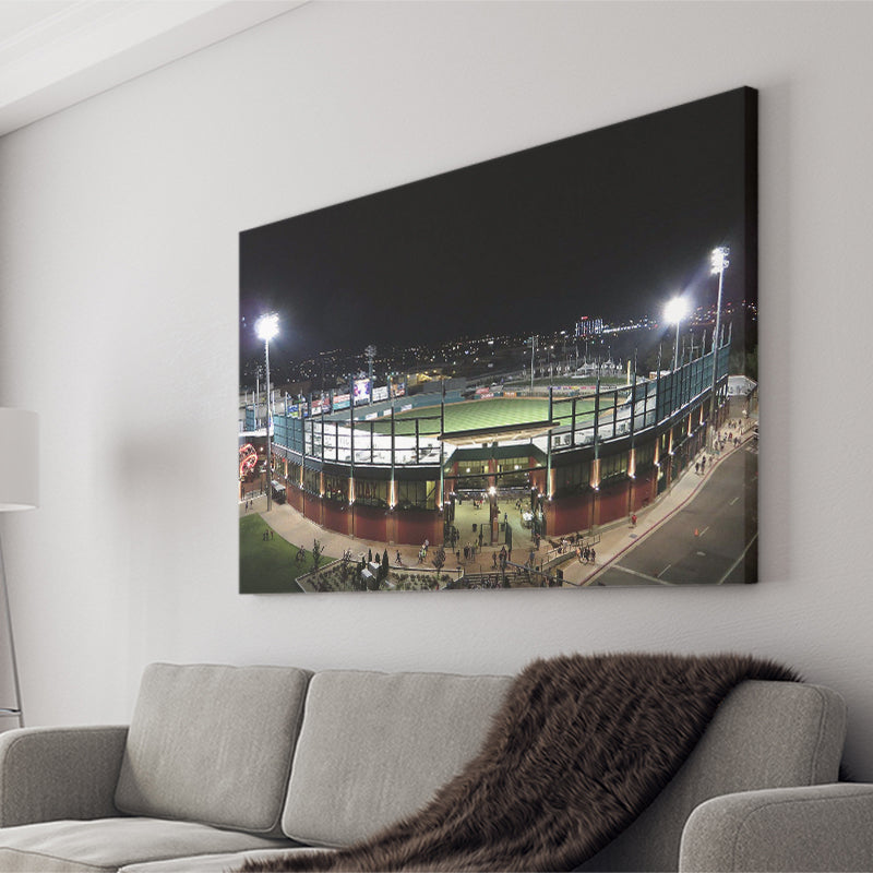 Reno Aces Wall Art Greater Nevada Field Stadium Canvas Prints,Sport Stadium Art Prints, Fan Gift, Wall Decor