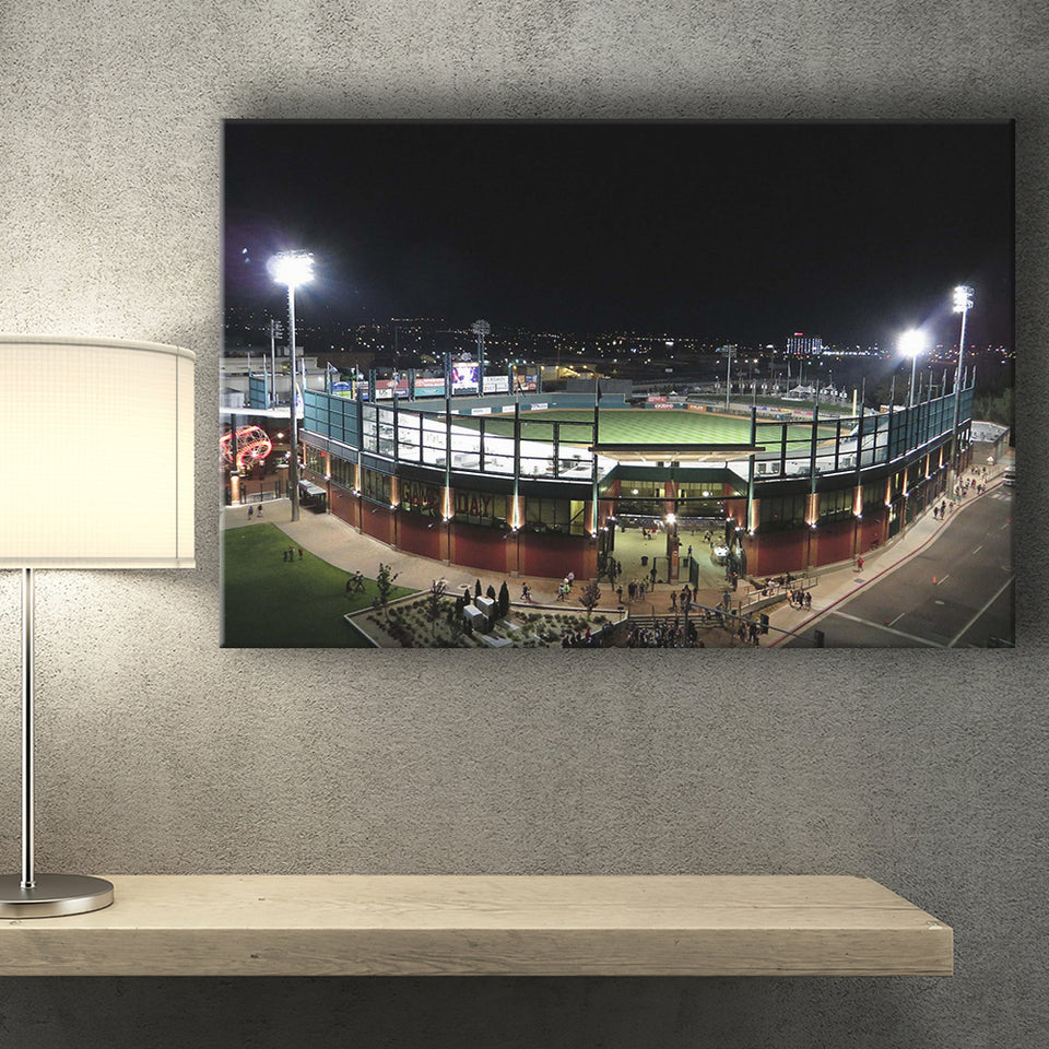 Reno Aces Wall Art Greater Nevada Field Stadium Canvas Prints,Sport Stadium Art Prints, Fan Gift, Wall Decor