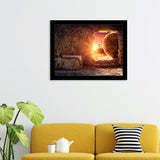 Resurrection Of Christ Framed Ar Prints - Painting Art, Framed Painting, Prints for Sale, Black Framed, Wall Art, Wall Decor