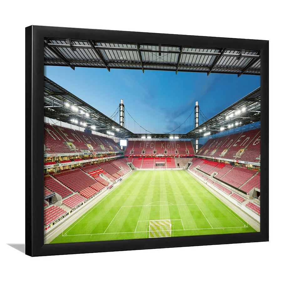 RheinEnergie Stadium, Stadium Canvas, Sport Art, Gift for him, Framed Art Prints Wall Art Decor, Framed Picture
