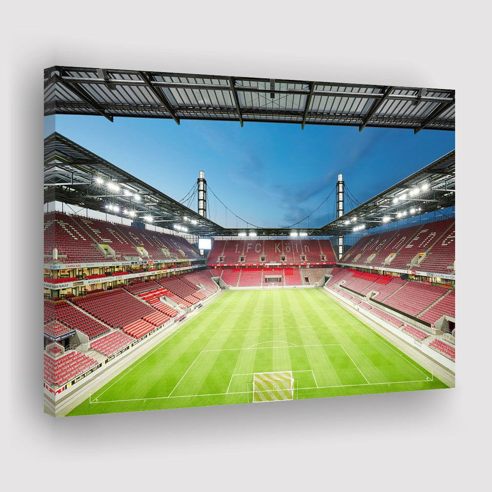 RheinEnergie Stadium, Stadium Canvas, Sport Art, Gift for him, Fan Gift, Canvas Prints Wall Art Decor