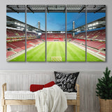 RheinEnergie Stadium, Stadium Canvas, Sport Art, Gift for him, Multi Panels B, Canvas Prints Wall Art Decor