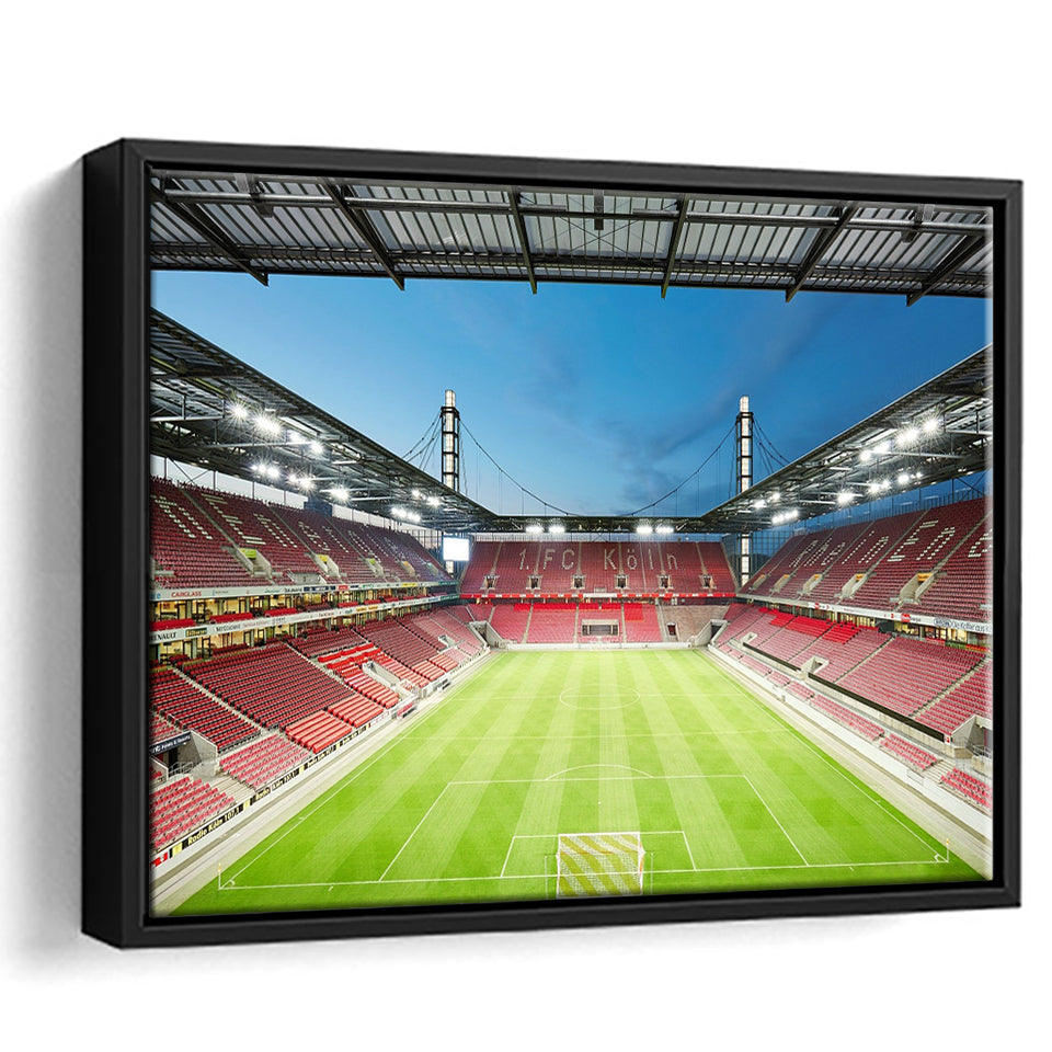 RheinEnergie Stadium, Stadium Canvas, Sport Art, Gift for him, Framed Canvas Prints Wall Art Decor, Framed Picture