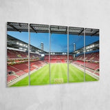 RheinEnergie Stadium, Stadium Canvas, Sport Art, Gift for him, Multi Panels B, Canvas Prints Wall Art Decor