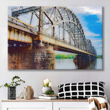Riga Bridge Canvas Art, Riga Canvas Prints Wall Art Home Decor - Painting Canvas, Ready to hang